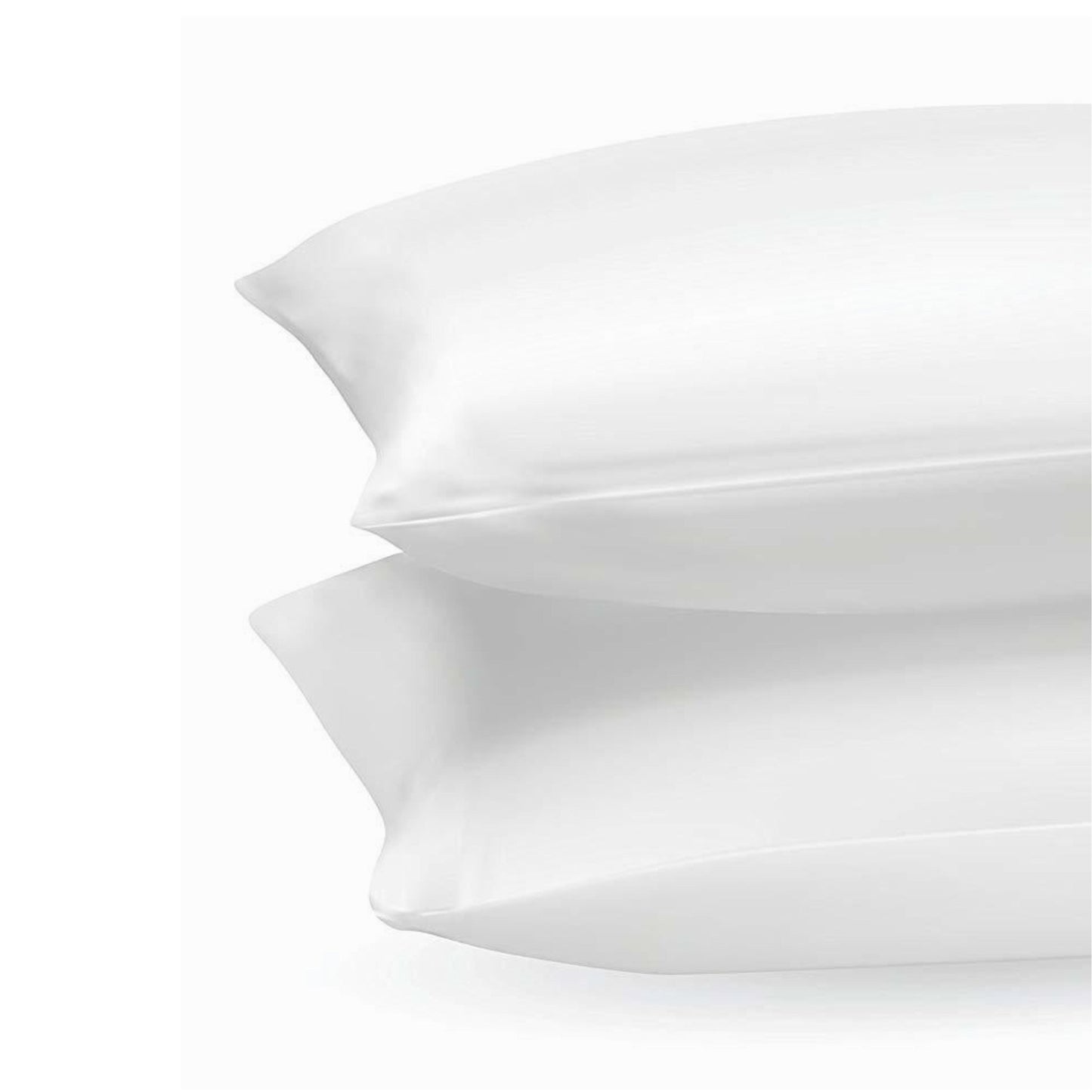 2x Duck Feather Pillows 100% Cotton Cover Hotel Quality Extra Filled Pillow - Arlinens