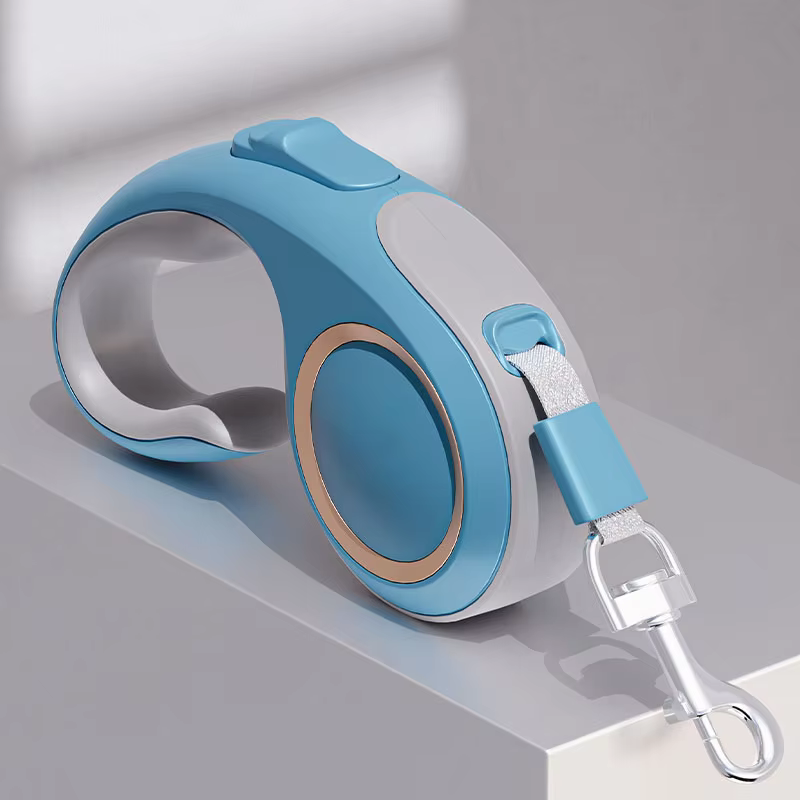 Retractable Dog Lead Extending Leash Tape Nylon Adjustable Durable Pet Leash 5m