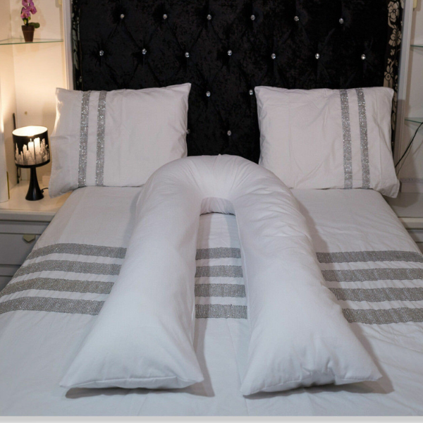 ARLINENS U-Shaped Full Body & Back Support Pillow – 9FT/12FT, Extra-Filled with Hollow Fiber