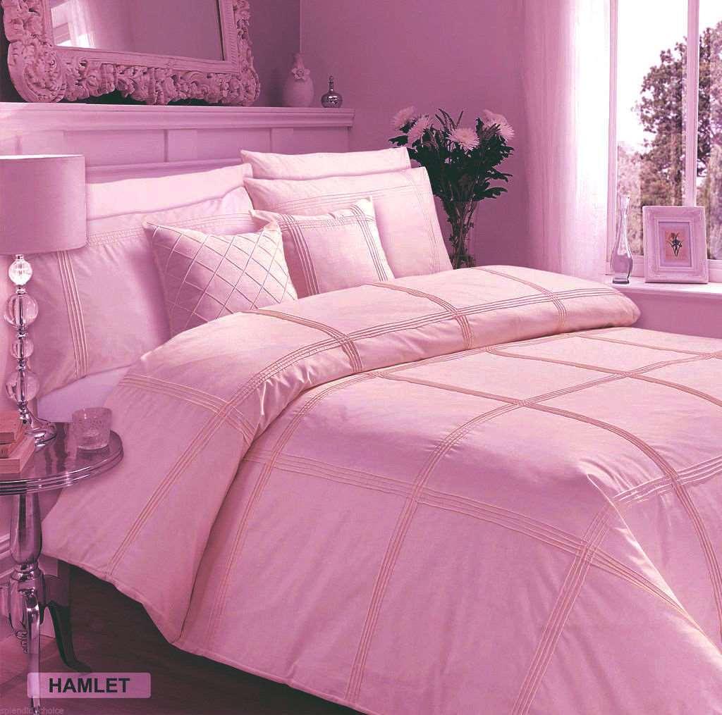 ARLINENS Hamlet Pintuck Pleated Quilt Duvet Cover Bedding Set with Pillowcases All Sizes - Arlinens