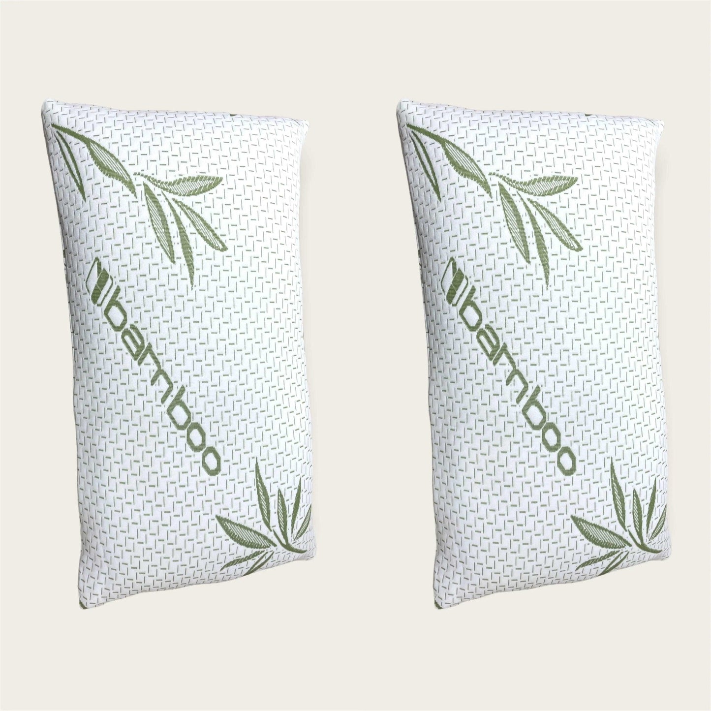 Bamboo Pillow Memory Foam Soft with Removable Cover - Arlinens