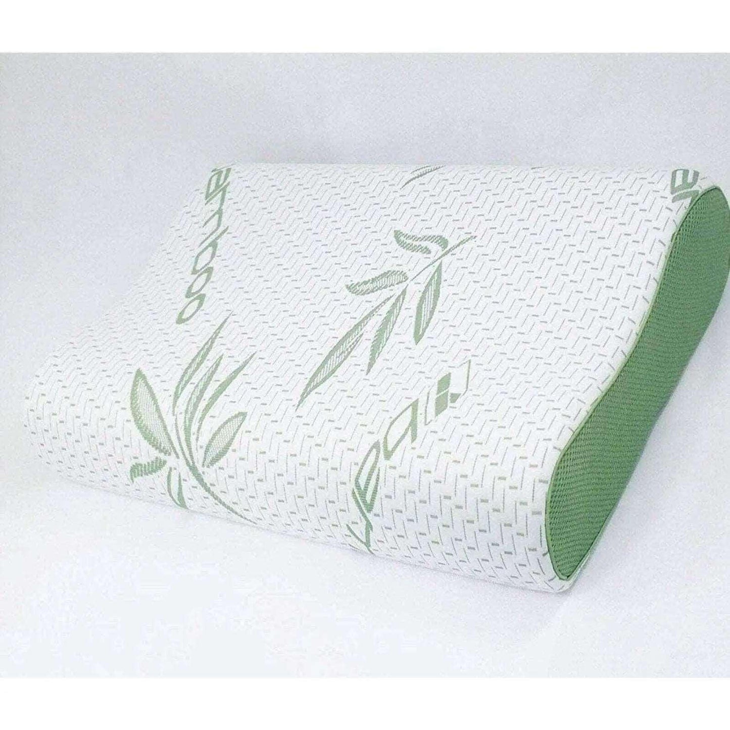 Contour Bamboo Pillow Memory Foam Orthopedic Head Neck Support Pillow - Arlinens