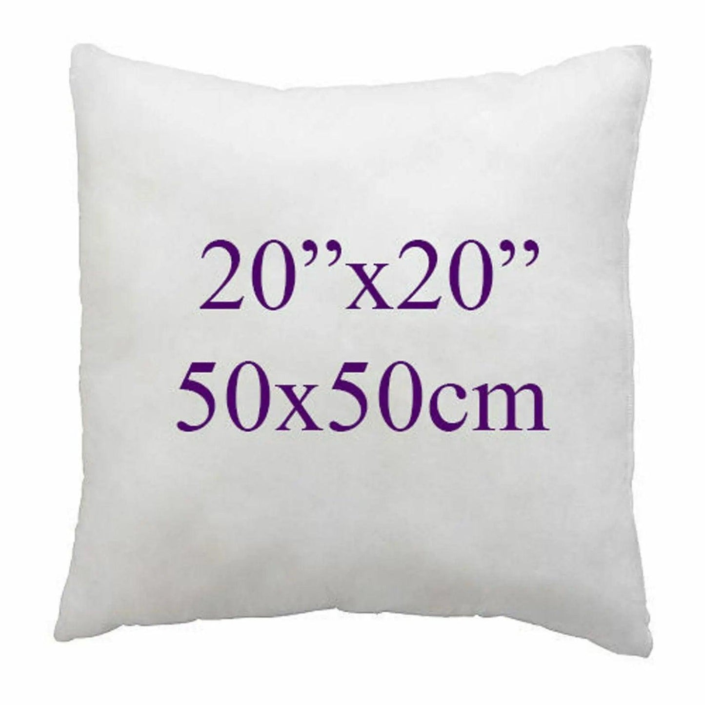 Duck Feather Cushion Pad Inner Insert Filler Scatter 100% Cotton Cover Extra Filled Plump Square Cushion - Arlinens
