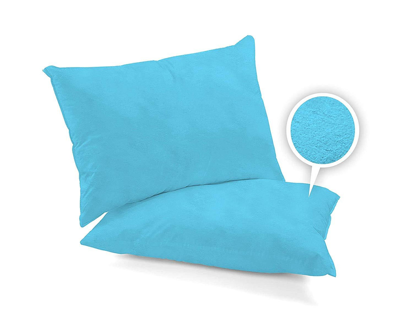 Flannelette Pair of Pillowcase 100%Brushed Cotton Thermal Pillow Cover 19 x 29'' - Arlinens