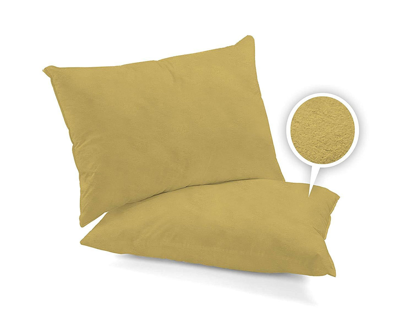 Flannelette Pair of Pillowcase 100%Brushed Cotton Thermal Pillow Cover 19 x 29'' - Arlinens