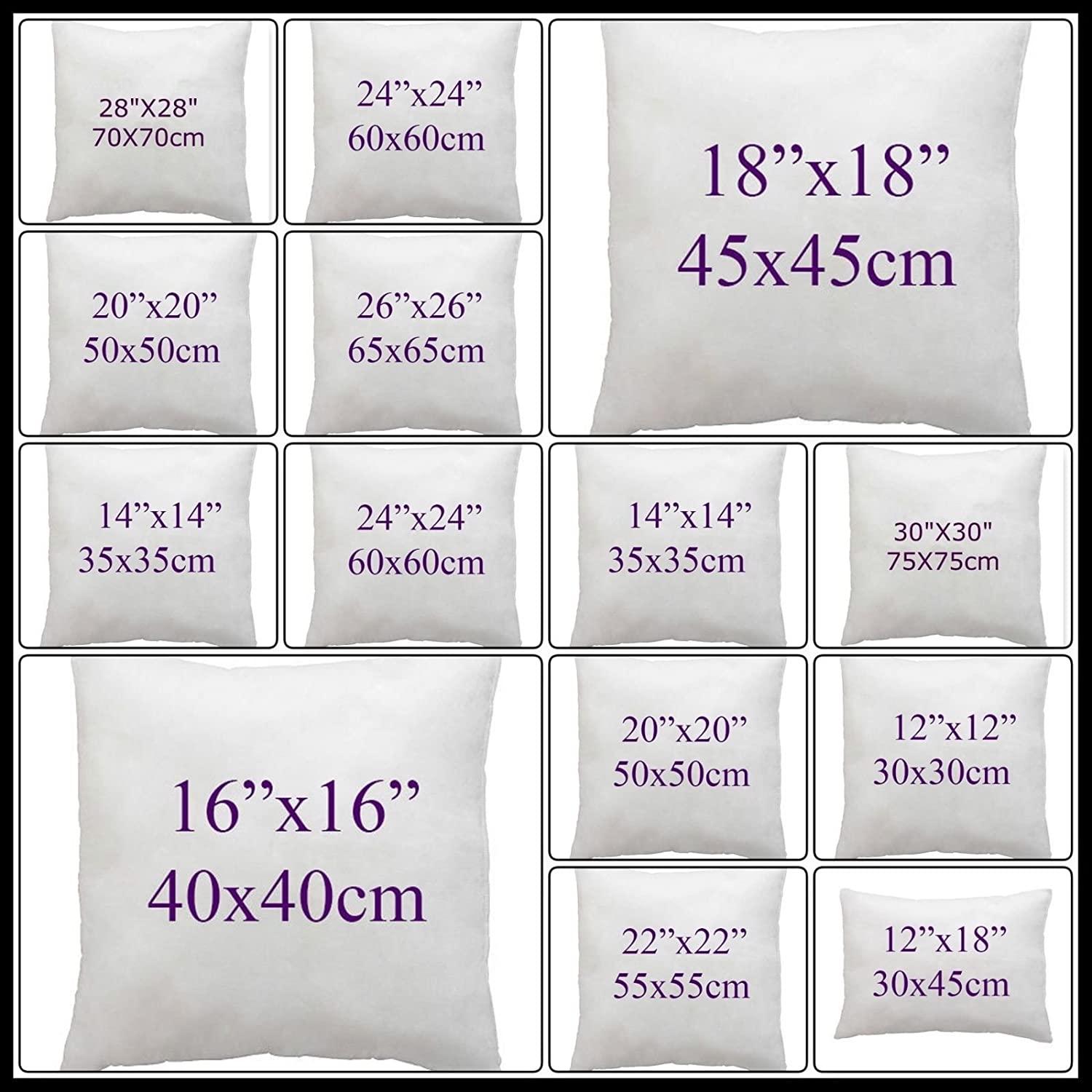 Hollowfibre Cushion Pads Inner Inserts Scatters Filler Deep Filled Plump Cushion - Arlinens