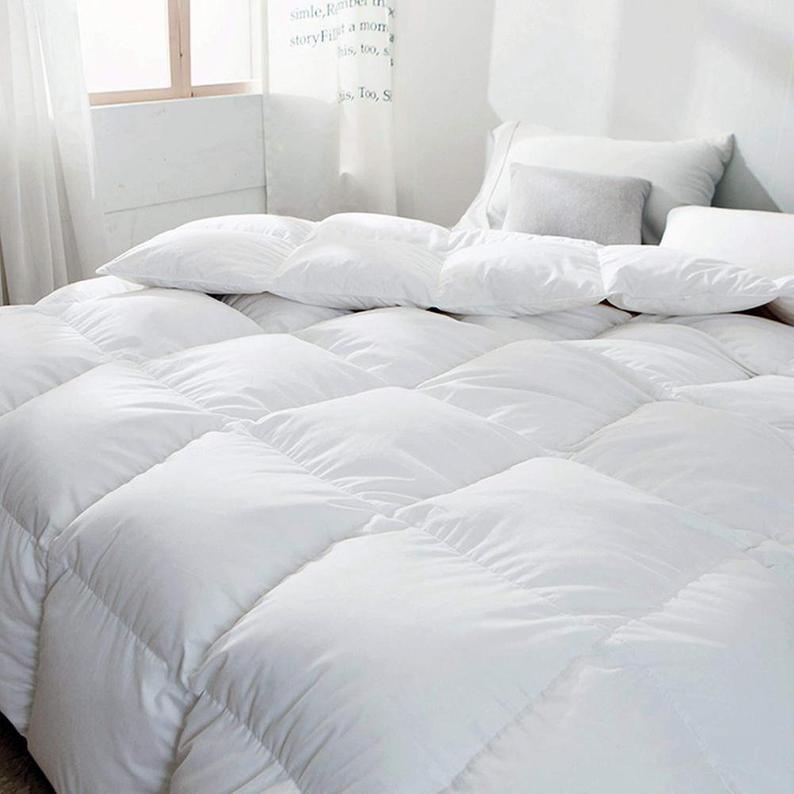 Luxury Duck Feather & Down Duvet Quilt 13.5 Tog Bedding All Sizes Hotel Quality - Arlinens
