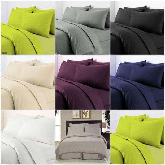 Luxury Quality 100% Egyptian cotton TC300 Flat Sheets in all Sizes and Colors - Arlinens