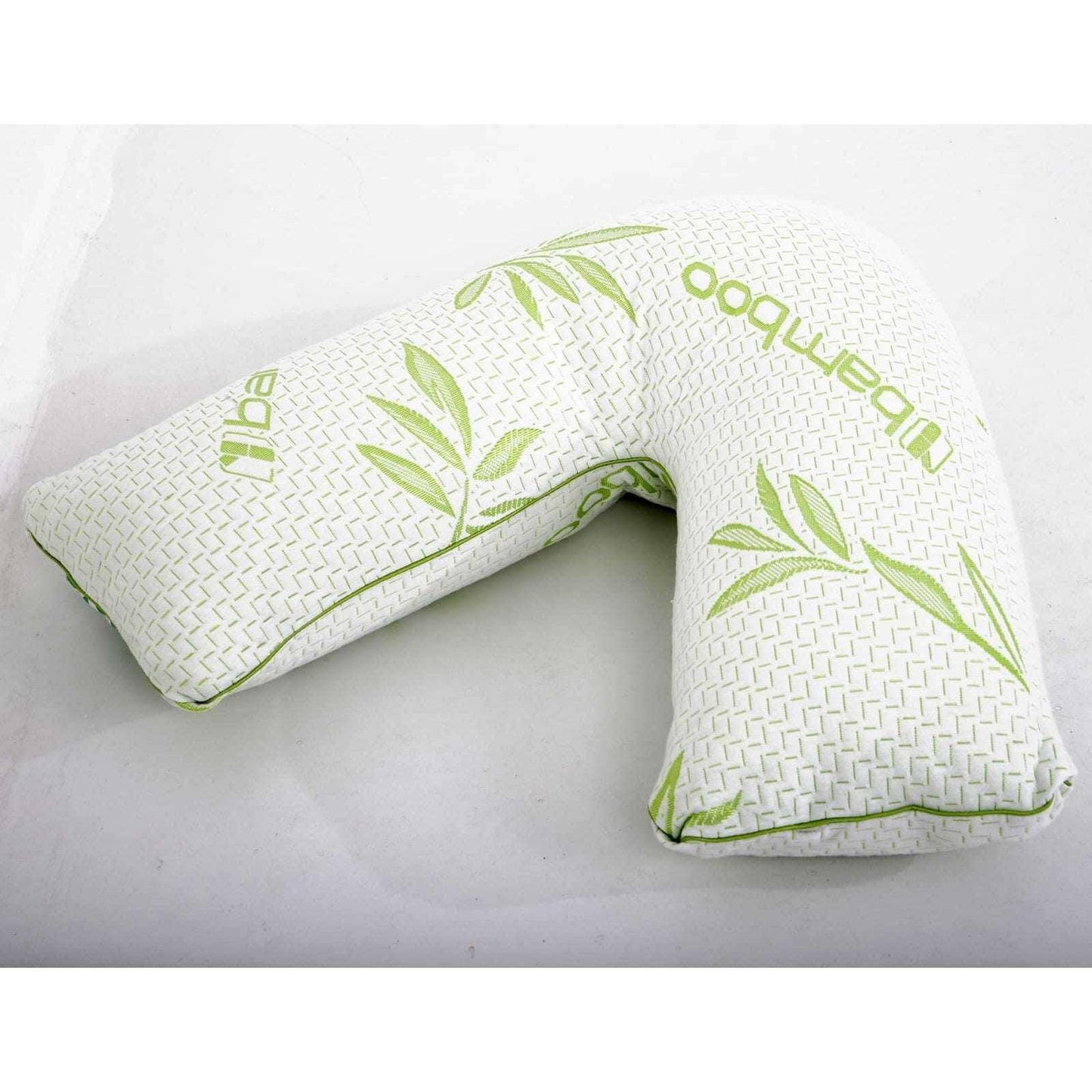 Luxury V - shaped Bamboo Pillow, Shredded Memory Foam Pillow With Removable cover - Arlinens