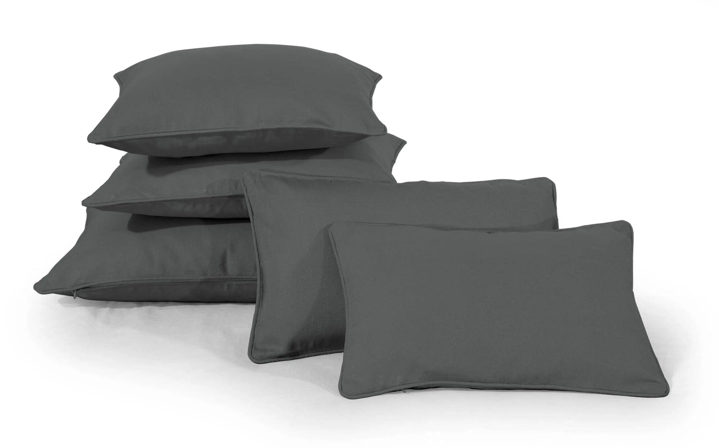 Oblong Cushion Cover Rectangular Shape Cover 100%Cotton Home Sofa decor 6 Colours - Arlinens