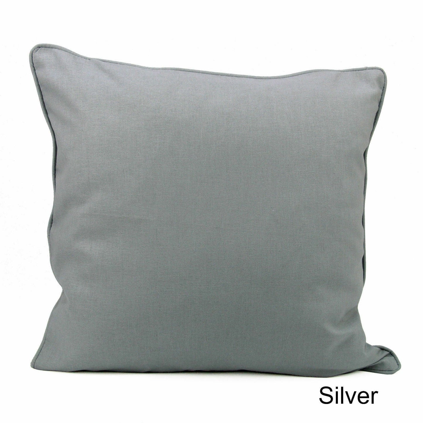 Plain Cushion Cover 100% Cotton For Home Sofa Decor 16", 18", 20" - Arlinens