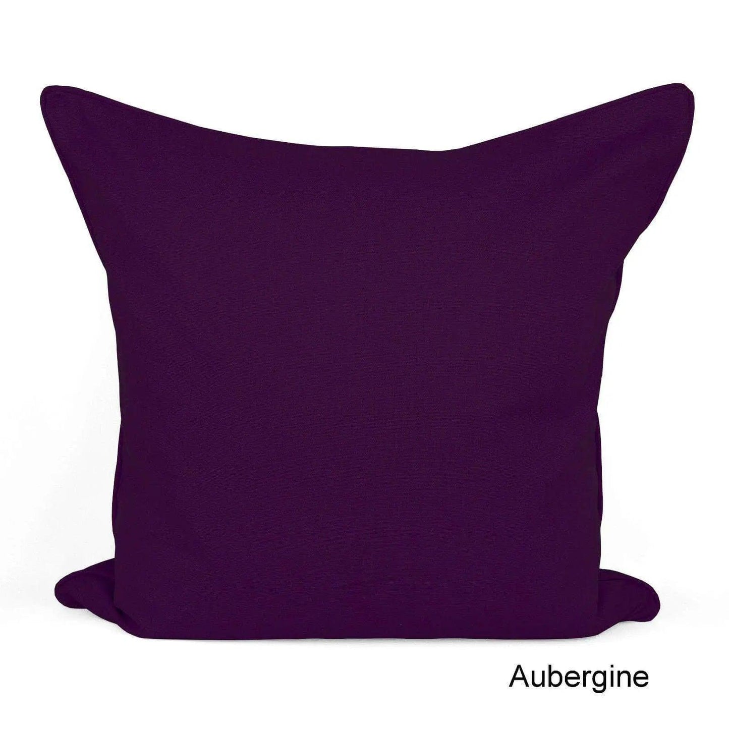 a purple pillow sitting on top of a white floor