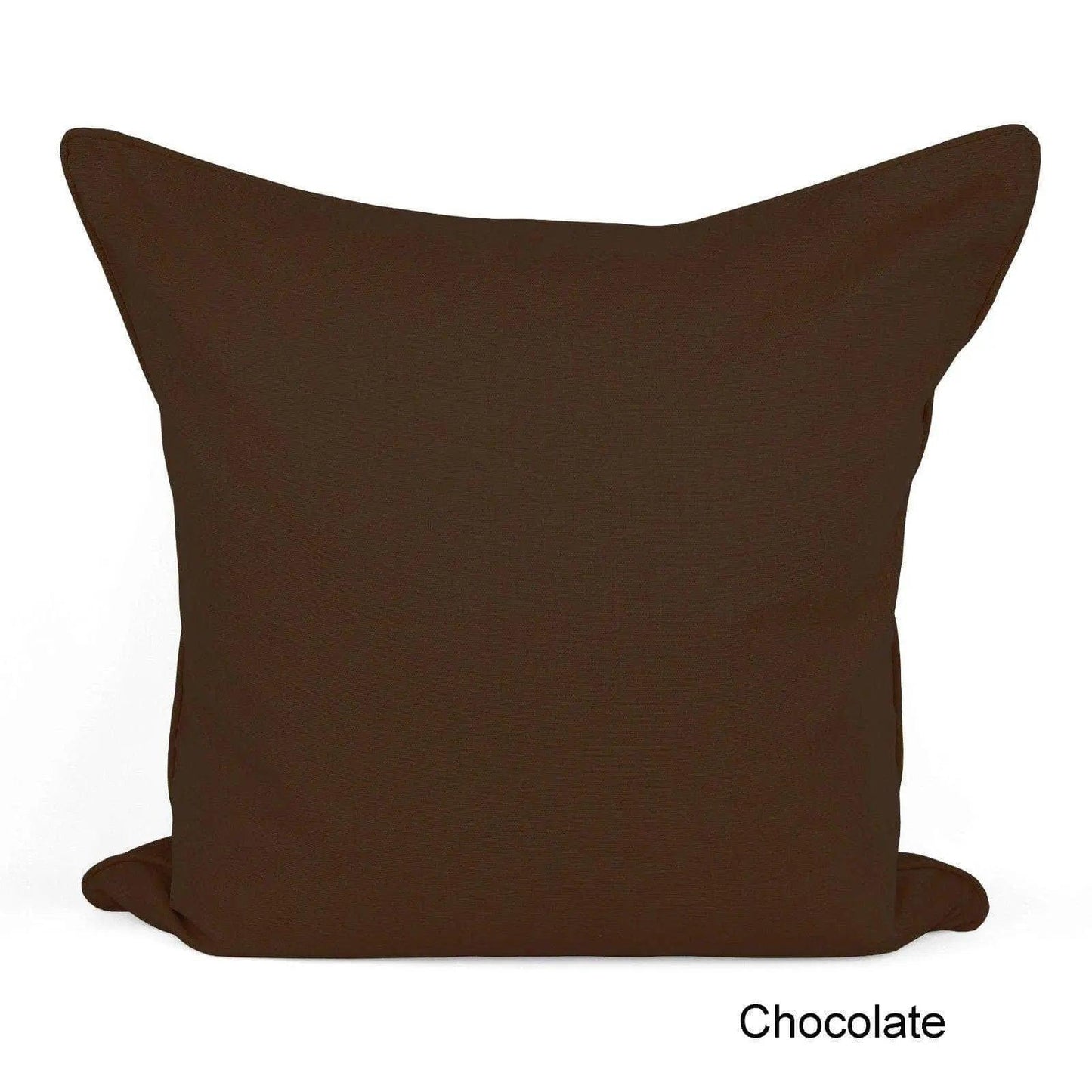 a brown pillow sitting on top of a white floor