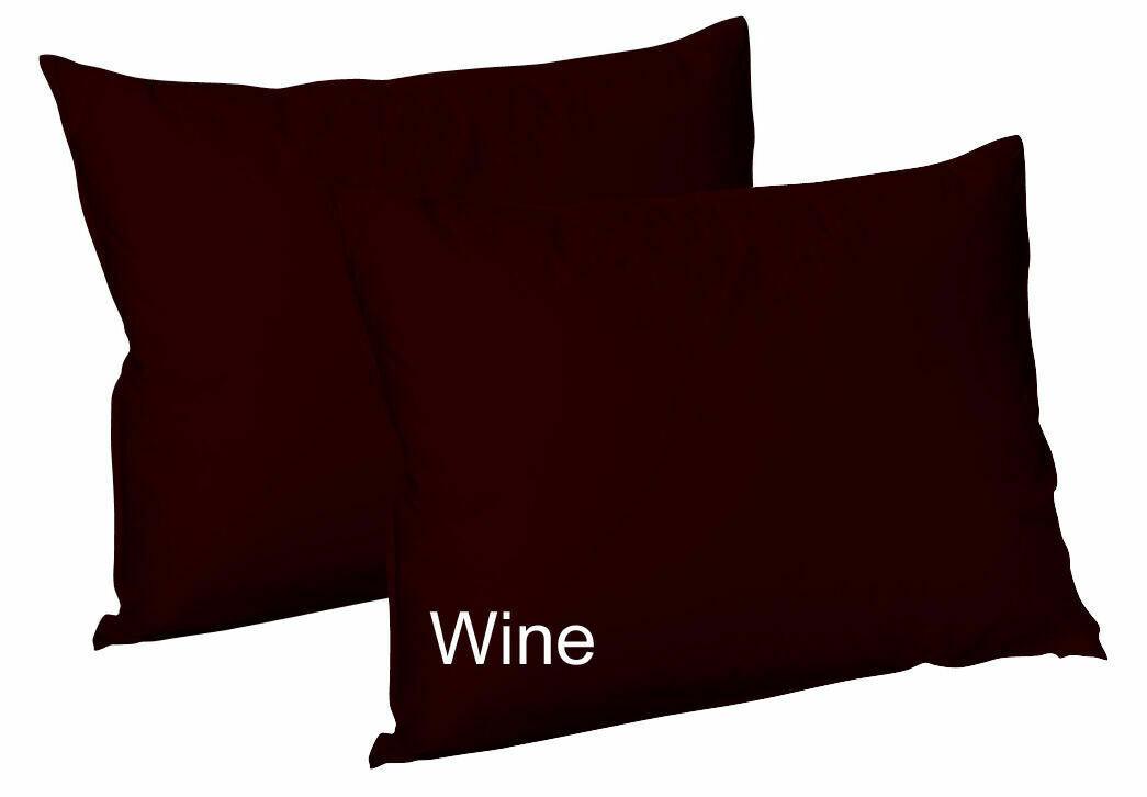 Top Quality 2X Polycotton Plain Dyed Housewife Pillowcases,Bed Room PILLOW COVER - Arlinens