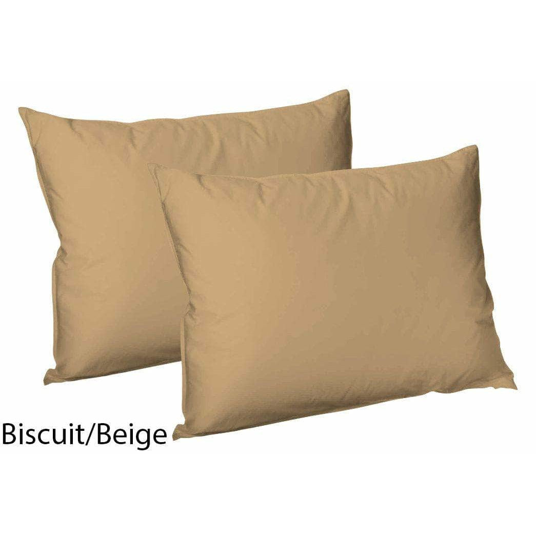 Top Quality 2X Polycotton Plain Dyed Housewife Pillowcases,Bed Room PILLOW COVER - Arlinens
