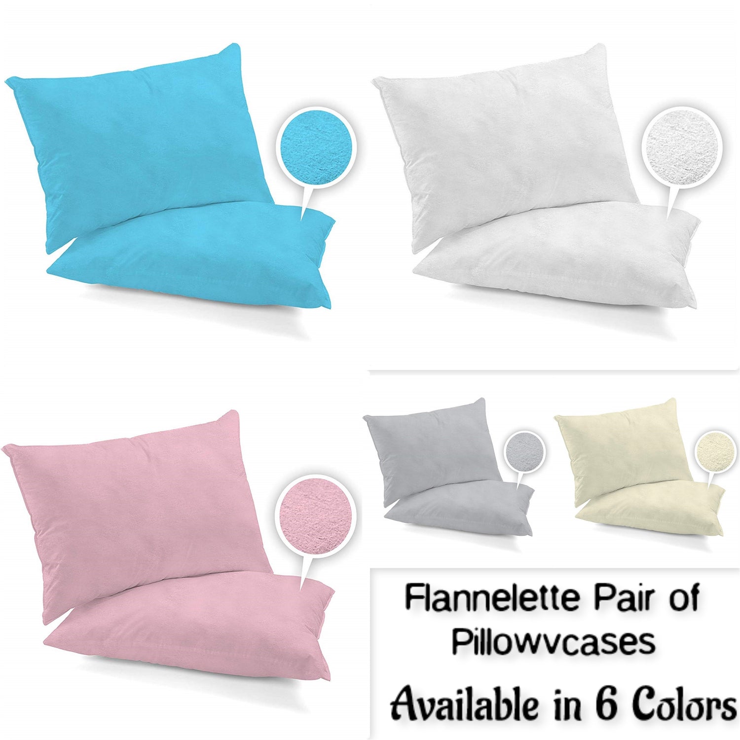 Flannelette Pillowcase