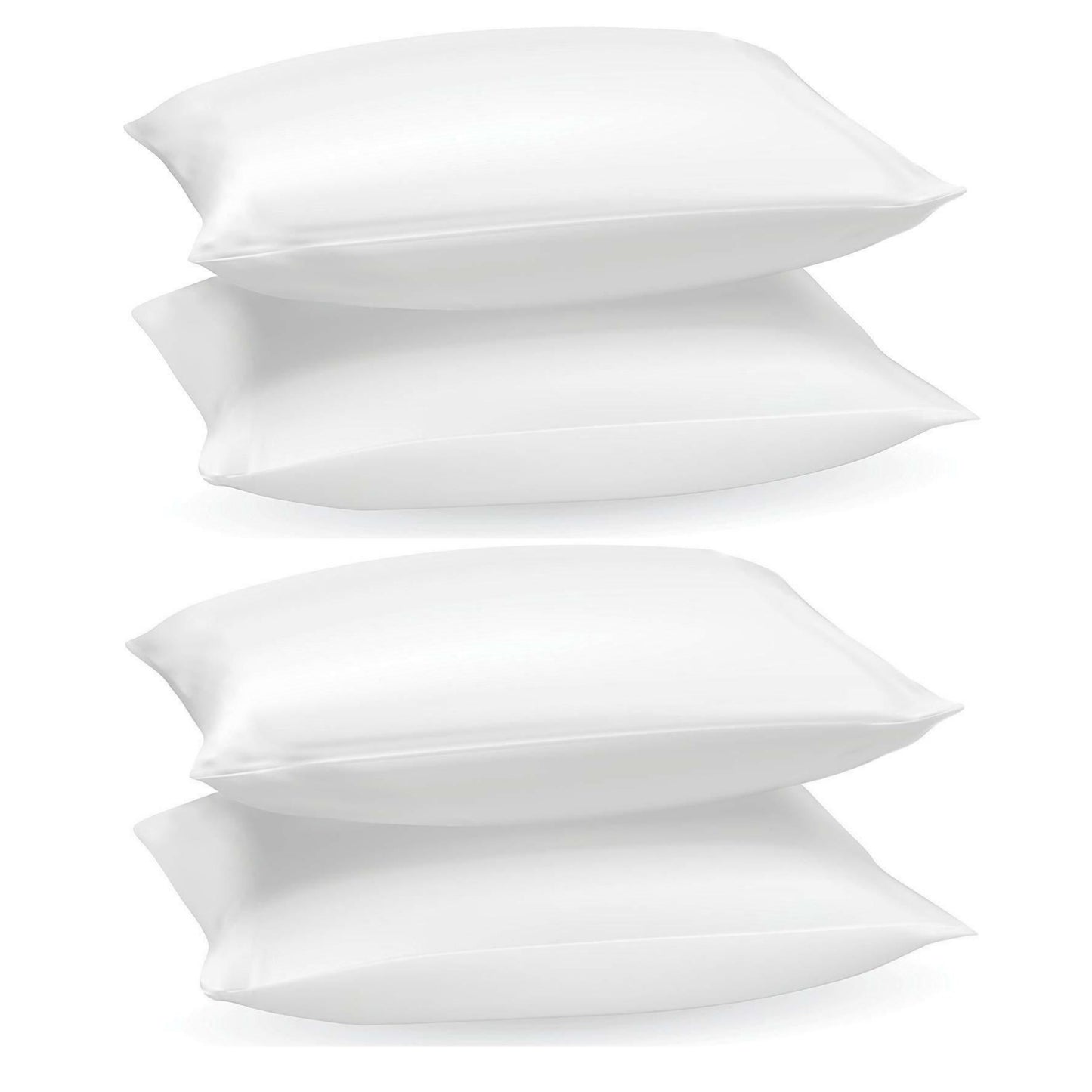Pack of 4 Luxury Duck Feather and Down Pillow Deep Sleep Extra Filling Pillows