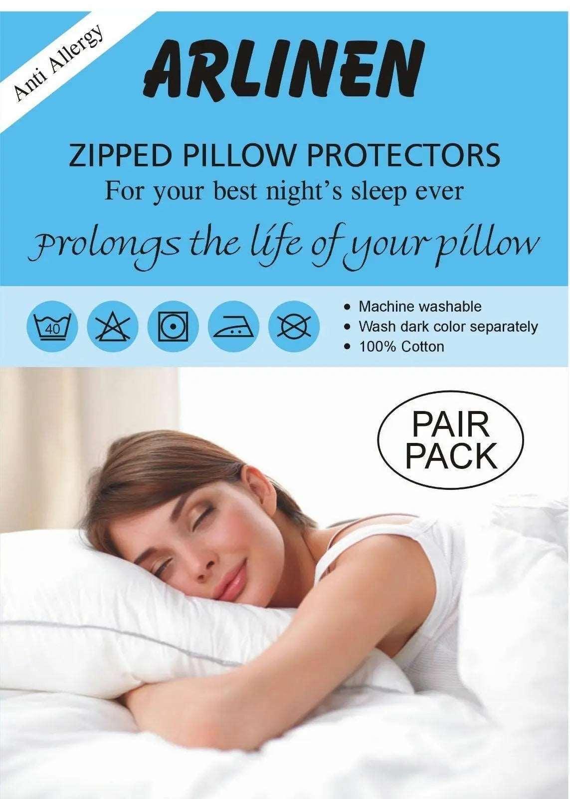 4 pillow protectors