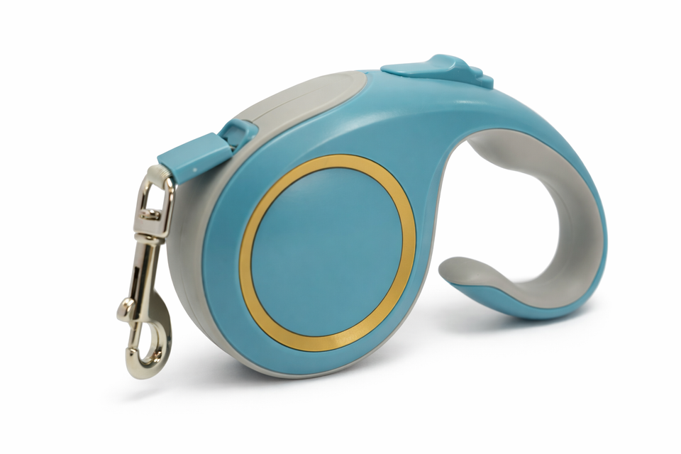 Retractable Dog Lead Extending Leash Tape Nylon Adjustable Durable Pet Leash 5m