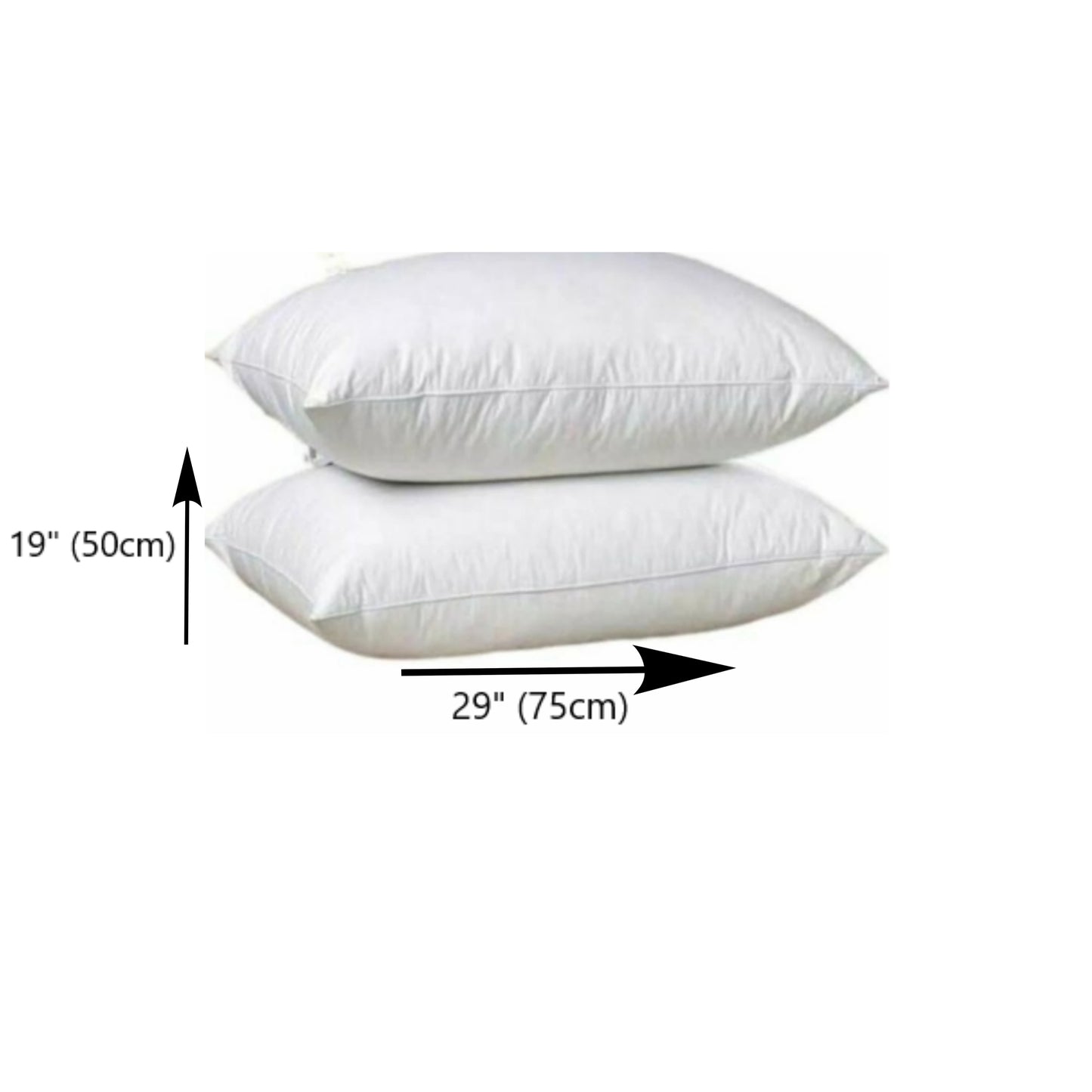 Extra Filled Bounce Back Hollow Fibre Pillows Hotel Quailty Plump Pillows