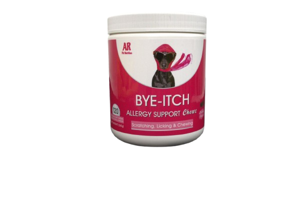 BYE-Itch Immunity Treats For Dogs Soothe Itchy Paws Eyes Ears Skin 360g 120 Chew