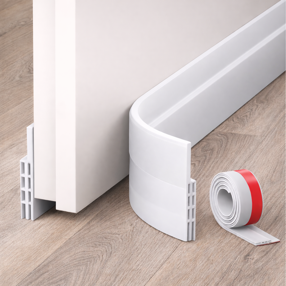 Transparent Self Adhesive Door Bottom Seal Strip Dust & Draft Excluder