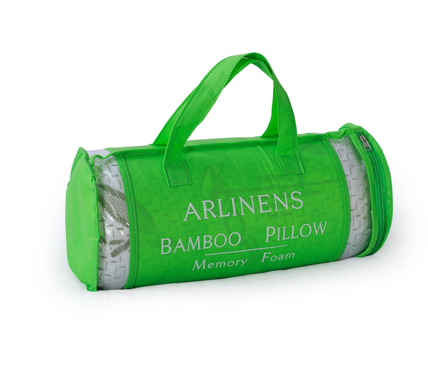 ARLINENS Bamboo Pillow Memory Foam Anti - Bacterial Head Back Neck Support Pack of (1,2,4) - Arlinens