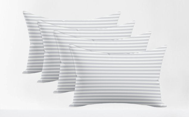 ARLINENS Hollow fiber Stripes Pillows Hotel Quality Bounce Back Pillows Pack of 2,4,6,8 - Arlinens