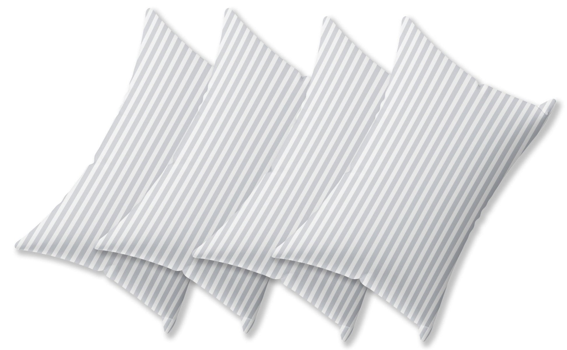 ARLINENS Hollow fiber Stripes Pillows Hotel Quality Bounce Back Pillows Pack of 2,4,6,8 - Arlinens