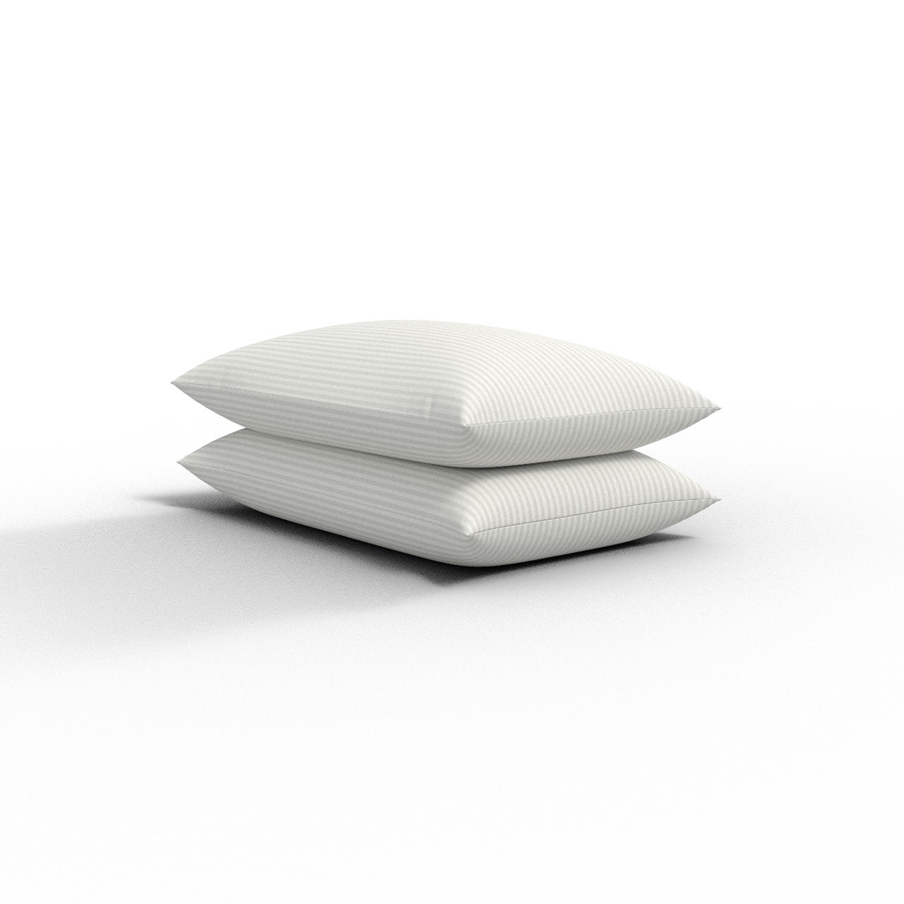 ARLINENS Hotel Quality Hollow Fibre Stripe Pillows - Premium Hollow Fibre Filled Bounce Back Pillows 74x48cm - Hollow Fibre Filled Pillows for Stomach back side sleepers - Pack of (2,4,6,8) - Arlinens