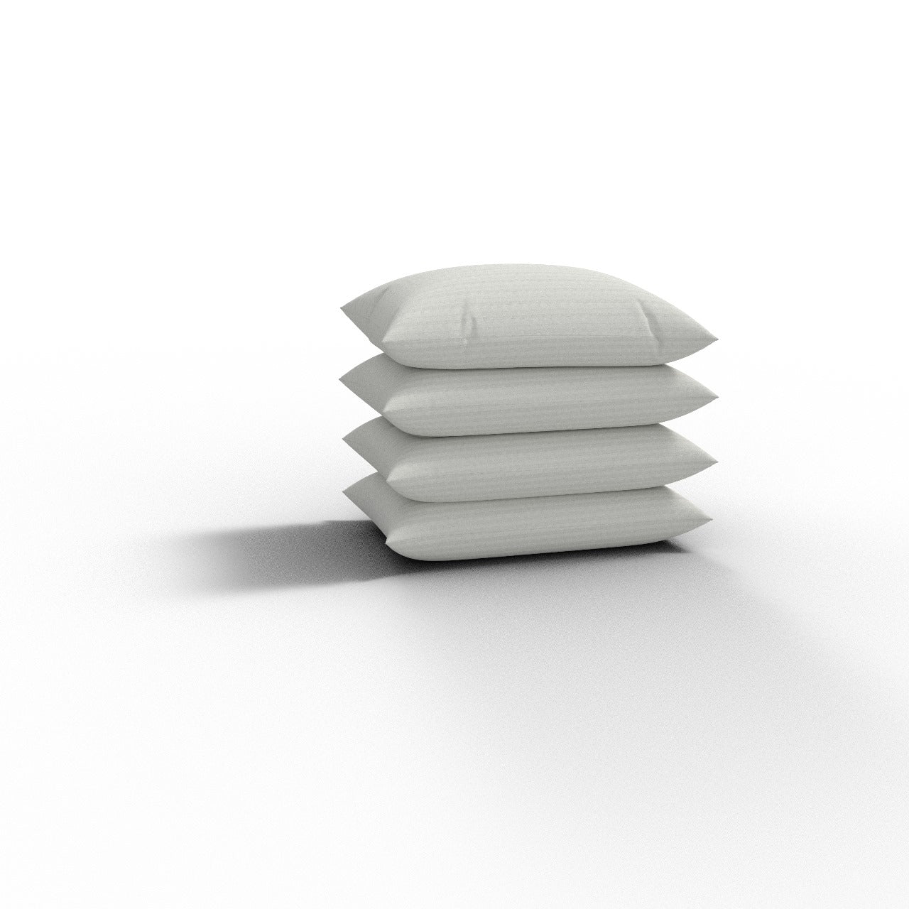 ARLINENS Hotel Quality Hollow Fibre Stripe Pillows - Premium Hollow Fibre Filled Bounce Back Pillows 74x48cm - Hollow Fibre Filled Pillows for Stomach back side sleepers - Pack of (2,4,6,8) - Arlinens