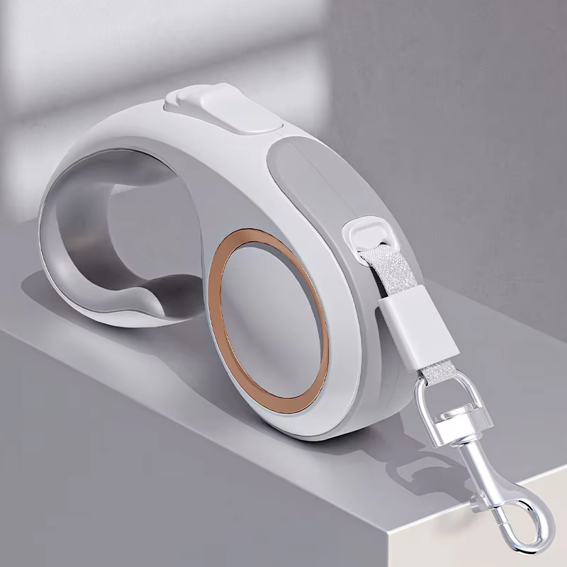 Retractable Dog Lead Extending Leash Tape Nylon Adjustable Durable Pet Leash 5m