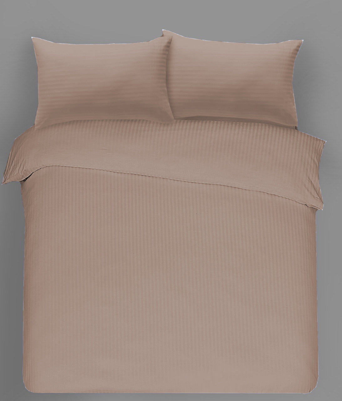T300 Satin Stripe Pair of Pillowcases 100% Egyptian Cotton Bedroom Pillow Cover