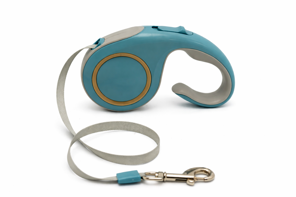 Retractable Dog Lead Extending Leash Tape Nylon Adjustable Durable Pet Leash 5m