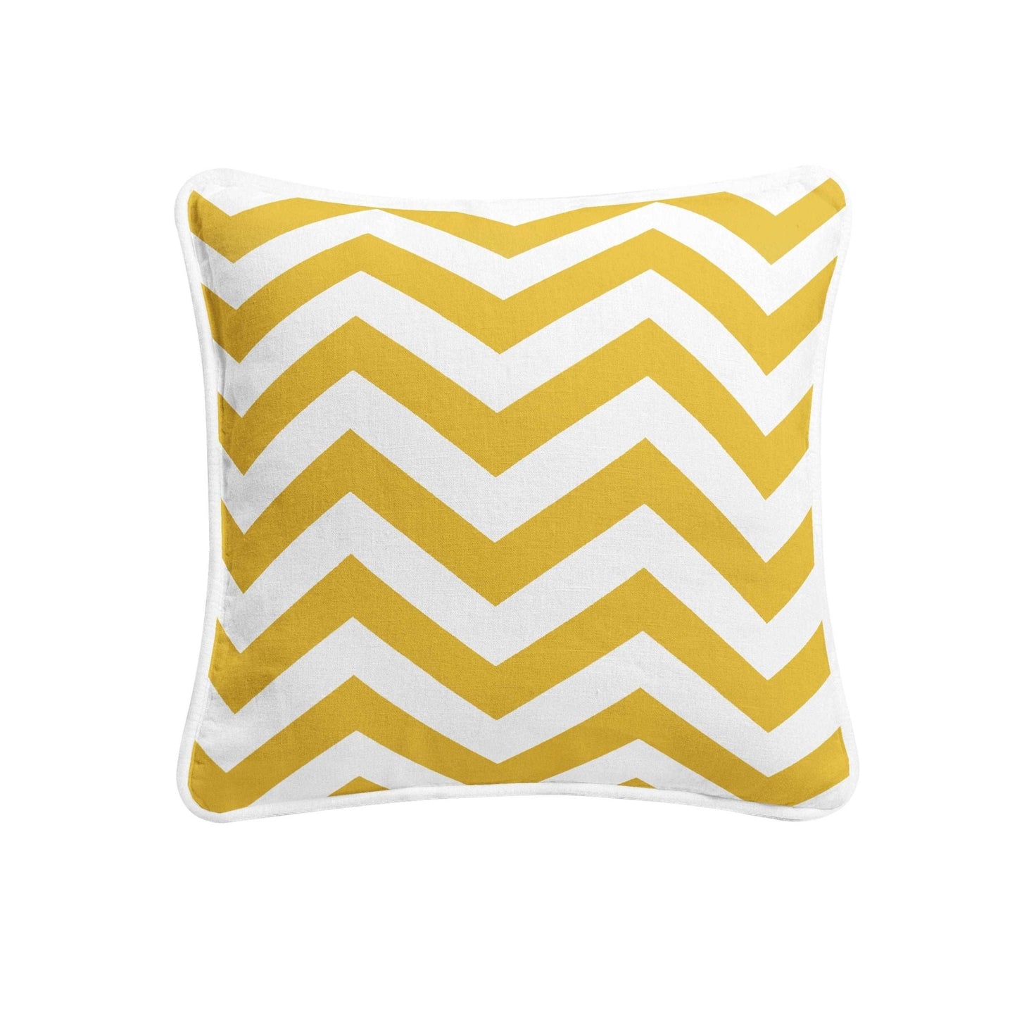 Chevron Design Cushion Covers 100% Cotton Zigzag Pillowcases 18x18" - Arlinens
