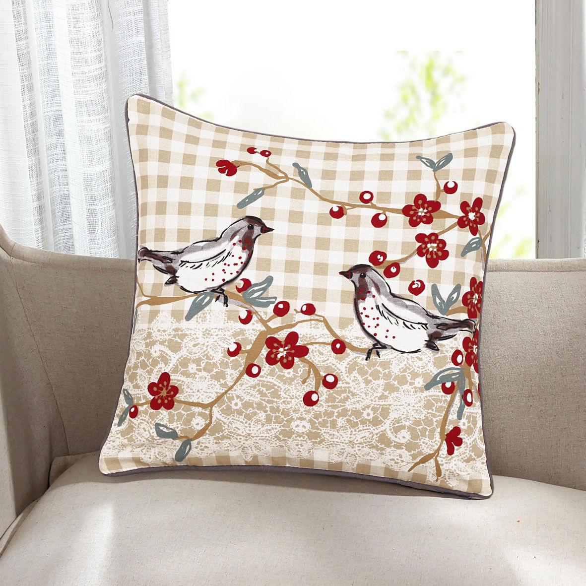 Christmas Theme 100% Cotton cushion Covers, Festival Pillow Case, 18x18" (45X45cm) - Arlinens