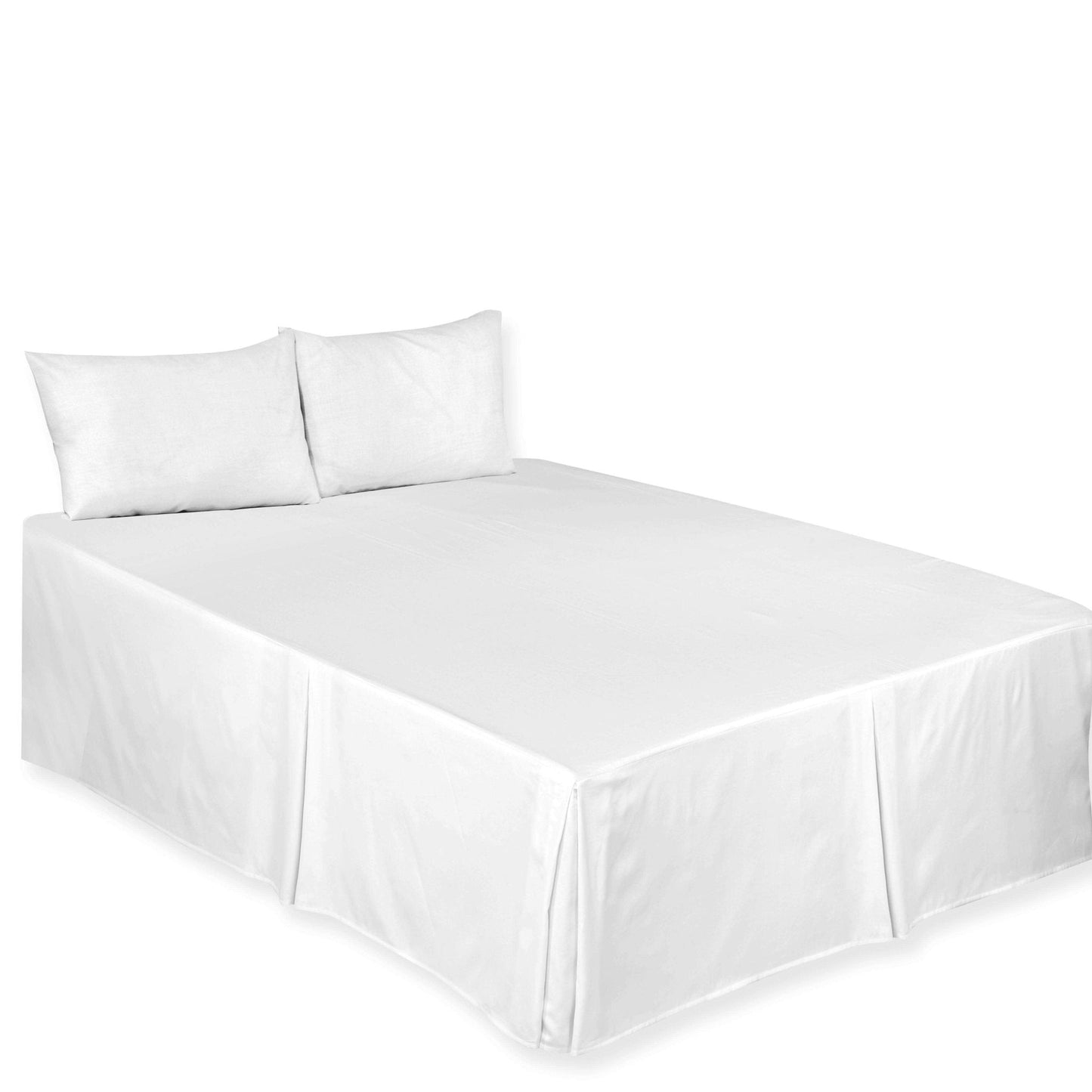 DEEP BASE PLAIN DYED VALANCE SHEETS POLY COTTON SINGLE DOUBLE KING - Arlinens