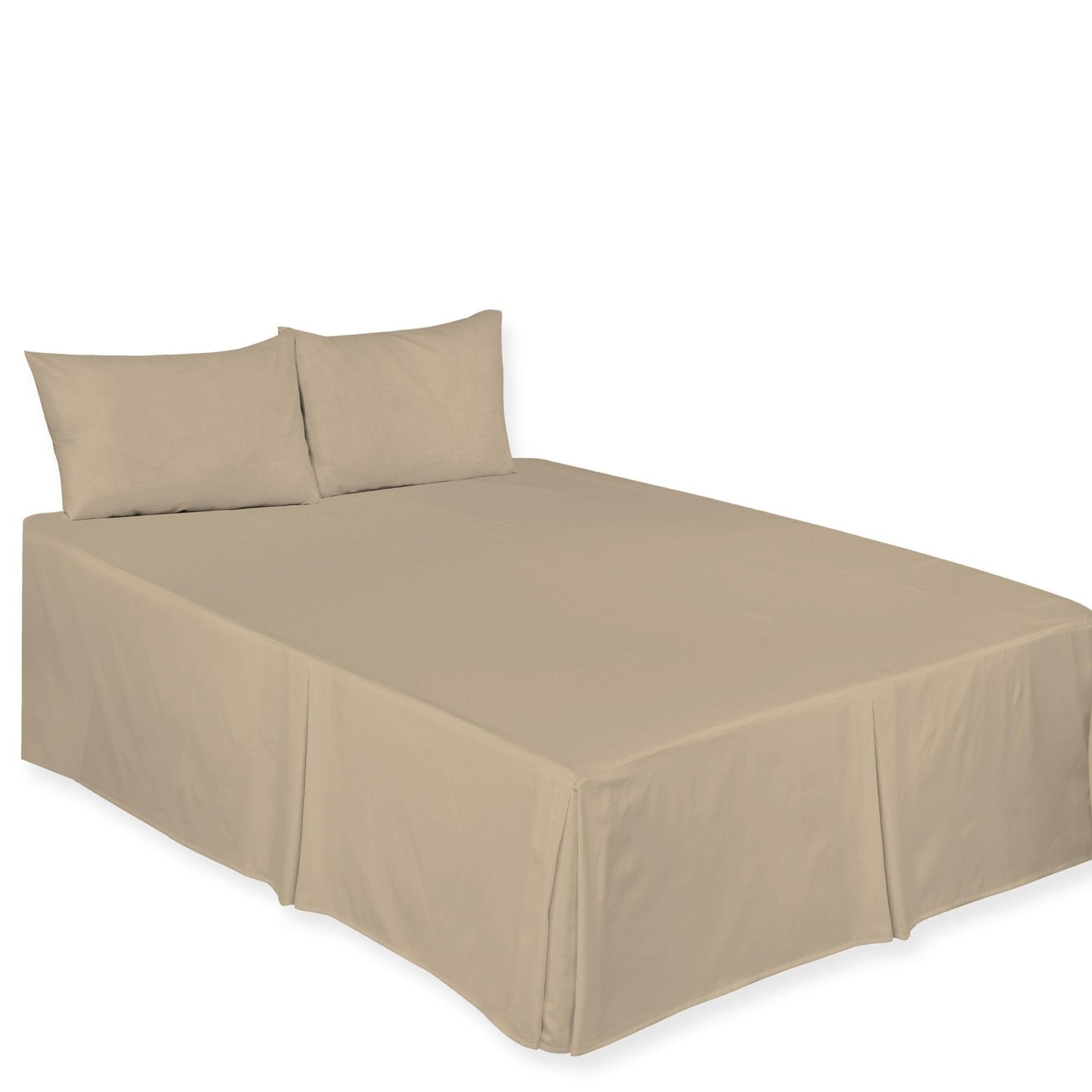 DEEP BASE PLAIN DYED VALANCE SHEETS POLY COTTON SINGLE DOUBLE KING - Arlinens