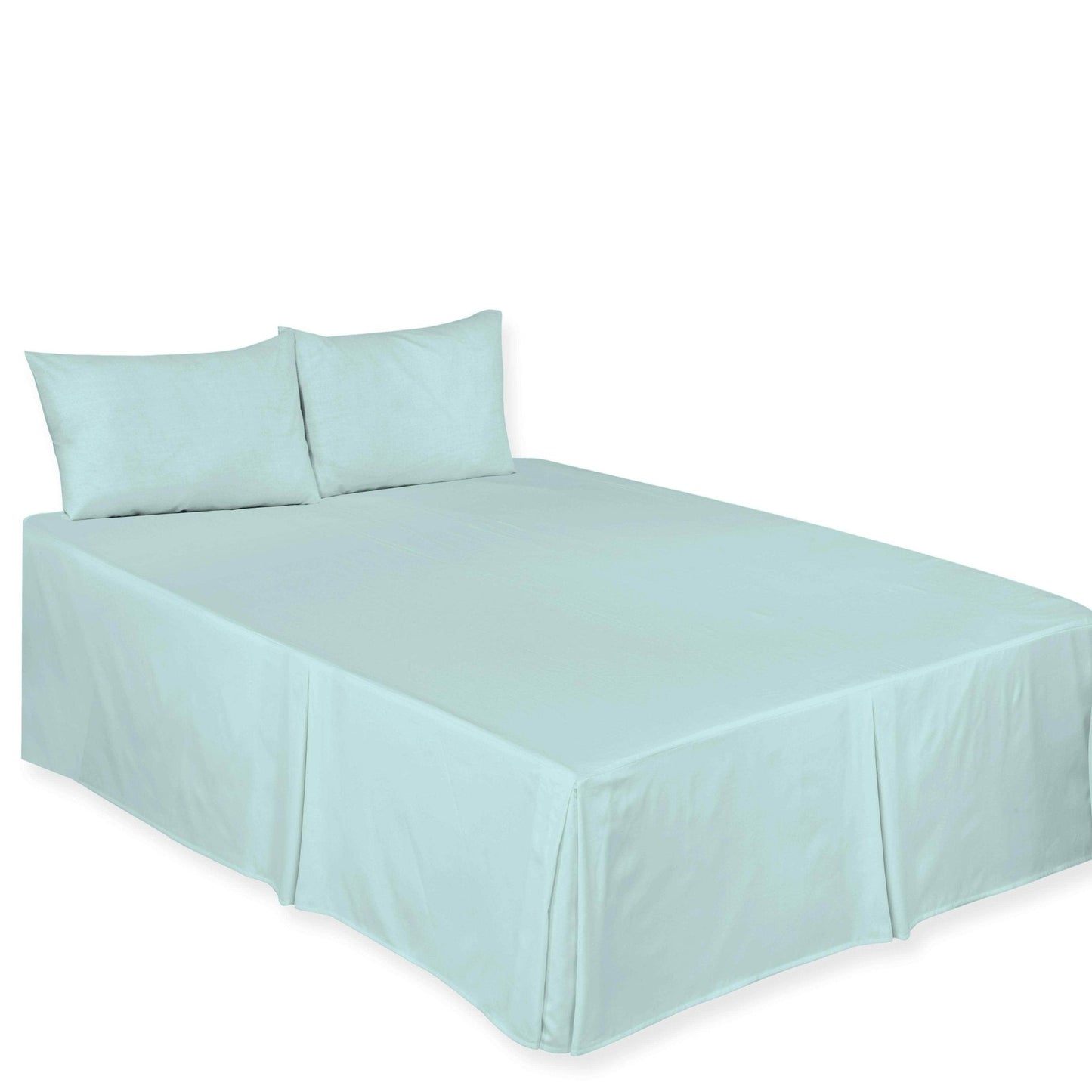 DEEP BASE PLAIN DYED VALANCE SHEETS POLY COTTON SINGLE DOUBLE KING - Arlinens