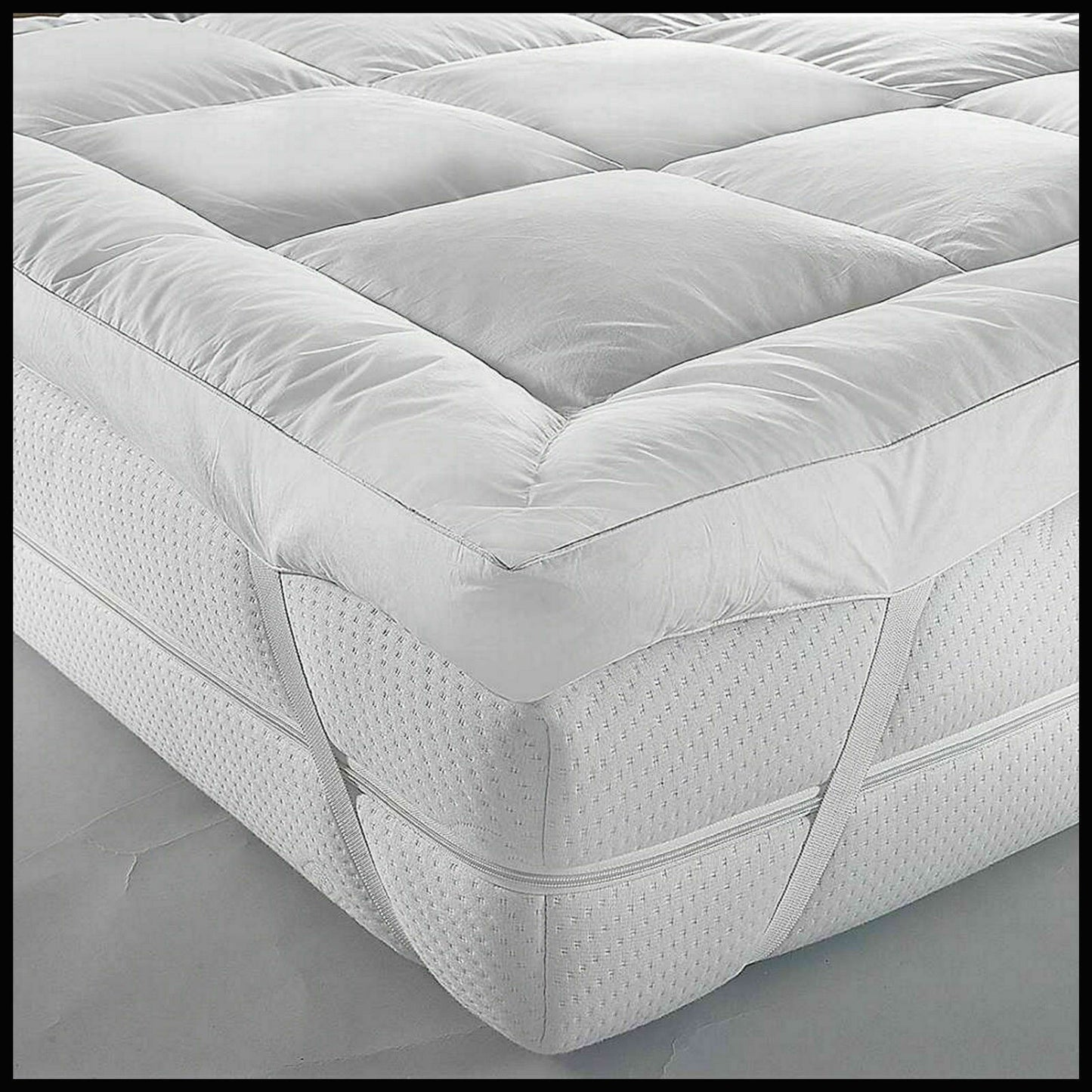 Luxury Mattress Toppers Microfiber 5cm Mattress Cover Availbale in All Sizes