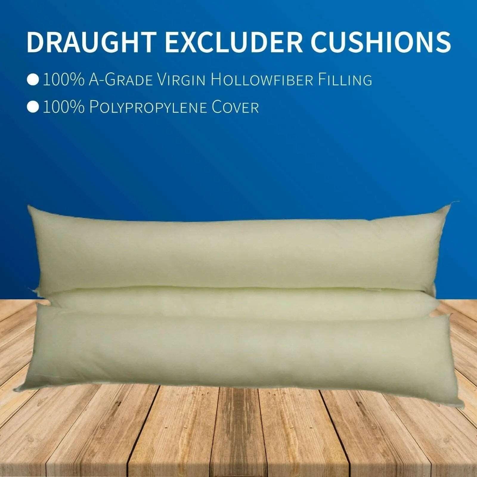 Draught Excluder Insulator, Draft Guard Door Stopper Energy Saving Cushion 9x37'' - Arlinens