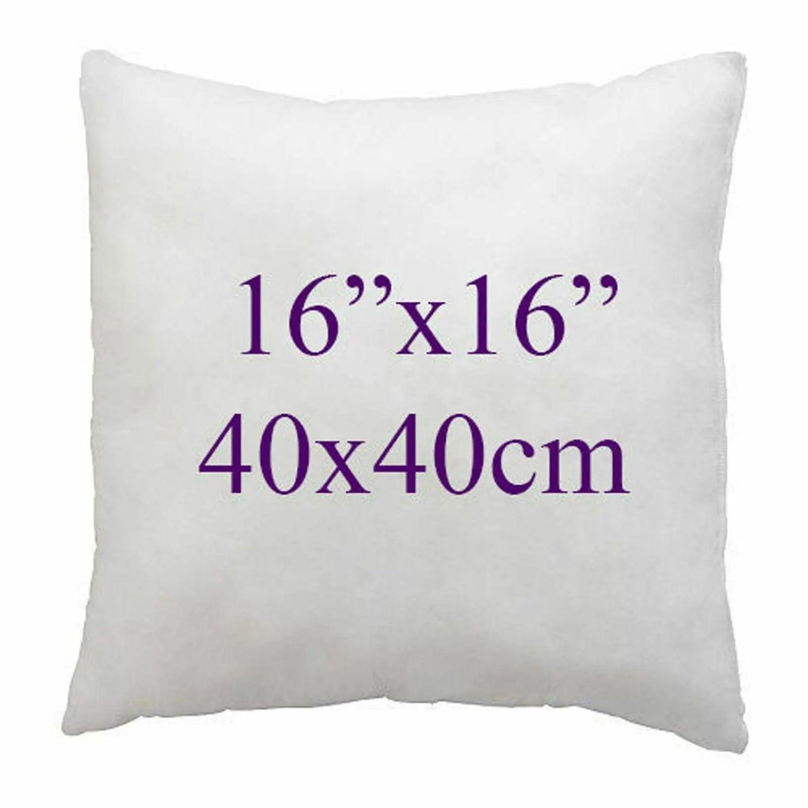 Duck Feather Cushion Pad Inner Insert Filler Scatter 100% Cotton Cover Extra Filled Plump Square Cushion - Arlinens