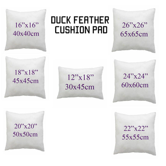Duck Feather Cushion Pad 