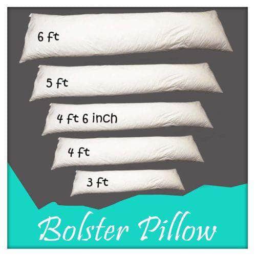 Duck Feather Down Bolster Pillow Cushion Long Body Support Orthopedic Pregnancy - Arlinens