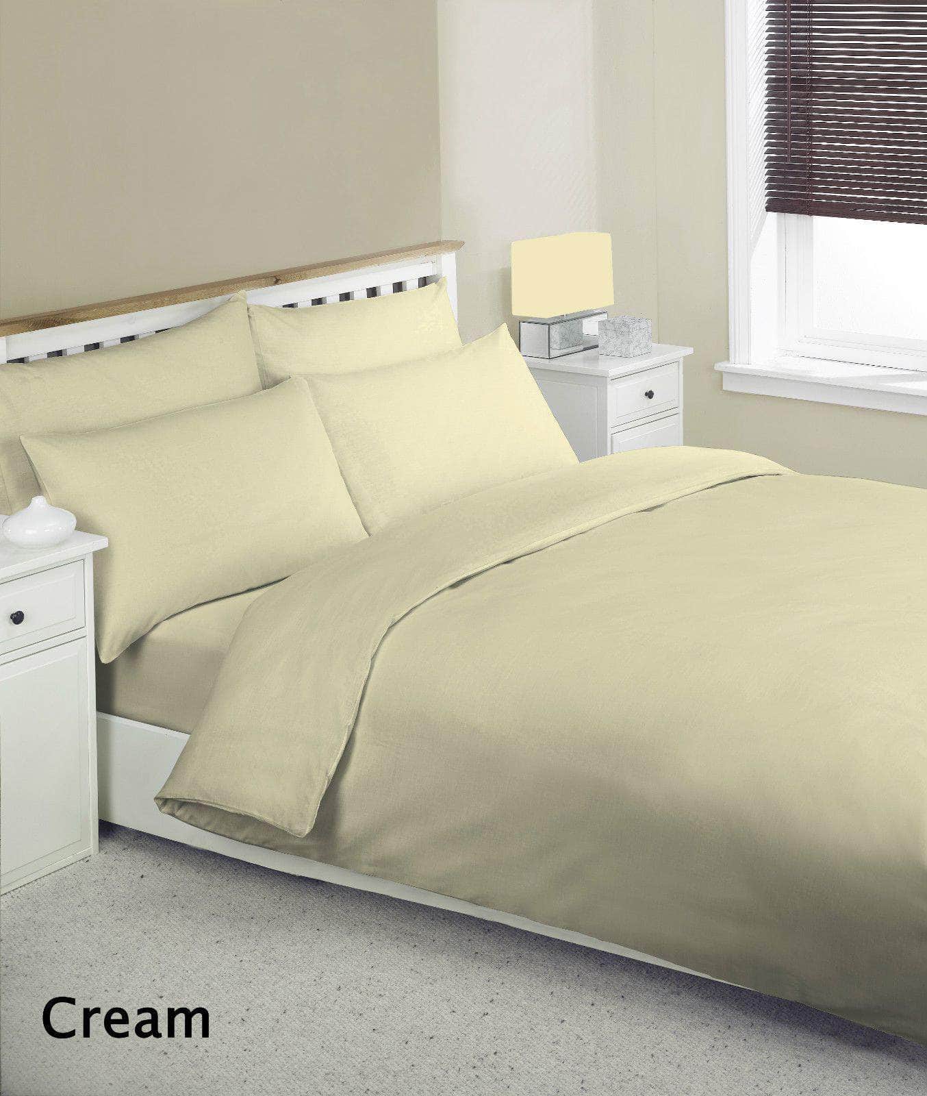 Flat Sheets Plain Dyed 100% Poly Cotton Percale Quality Soft Bed Sheet Or Matching Pillowcases All Sizes - Arlinens