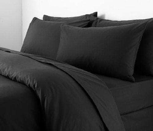 Flat Sheets Plain Dyed 100% Poly Cotton Percale Quality Soft Bed Sheet Or Matching Pillowcases All Sizes - Arlinens