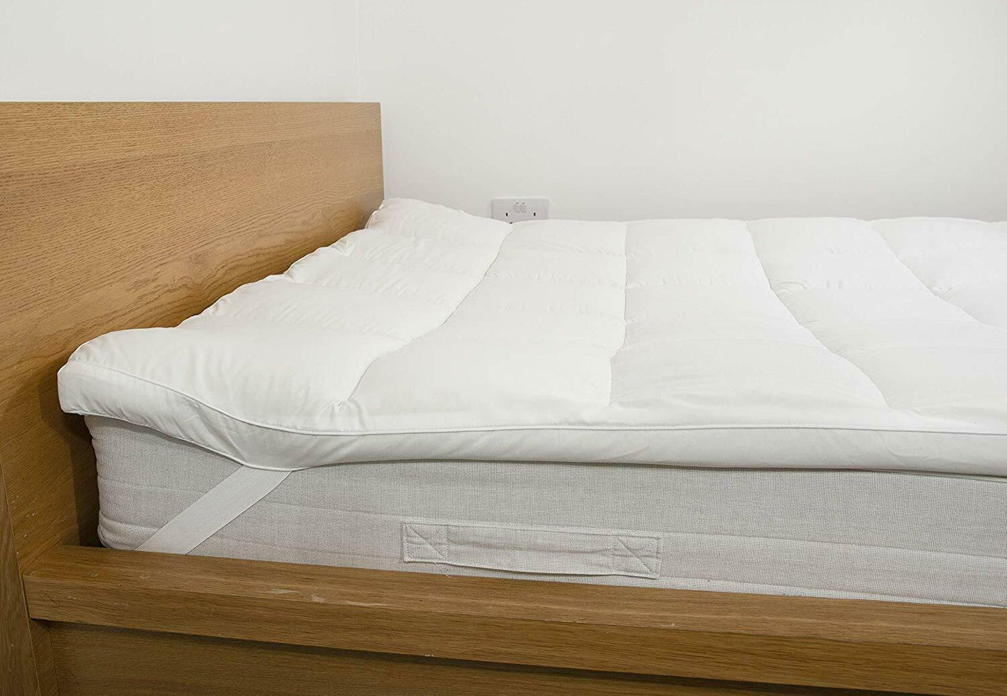 Luxury Duck Feather & Down Mattress Topper Mattress Cover Available In All Sizes - Arlinens