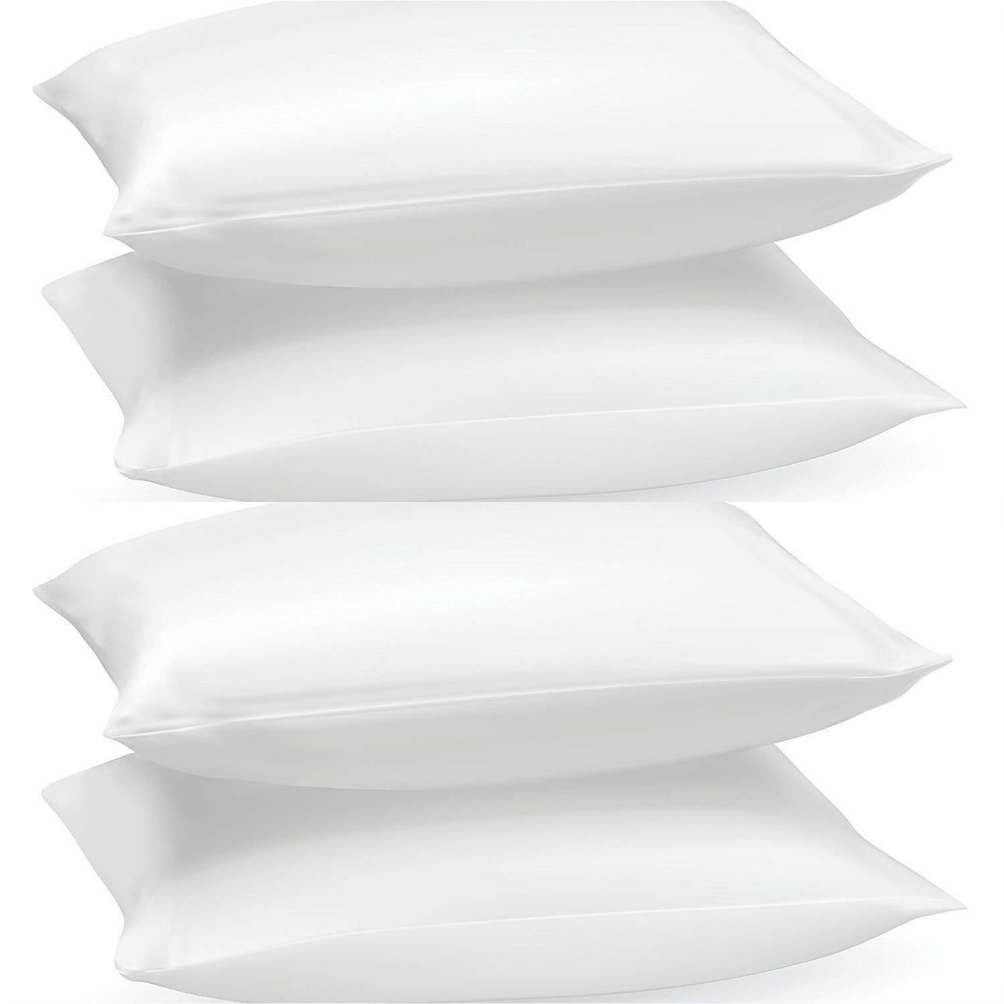 Pack of 4 Luxury Duck Feather and Down Pillow Deep Sleep Extra Filling Pillows