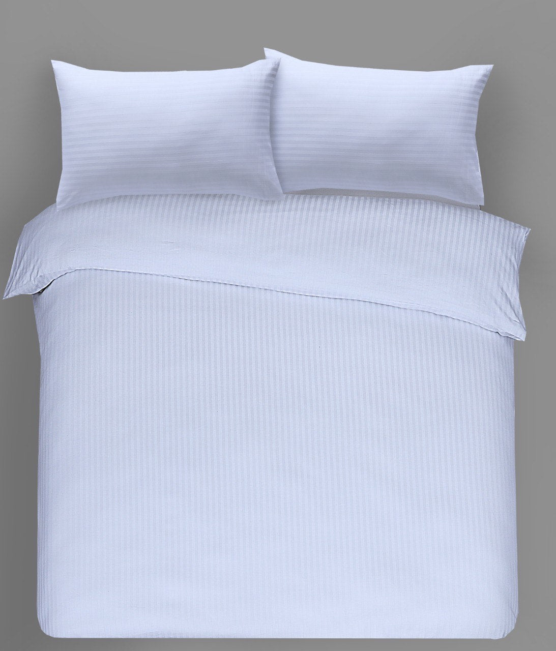T300 Satin Stripe Pair of Pillowcases 100% Egyptian Cotton Bedroom Pillow Cover - Arlinens