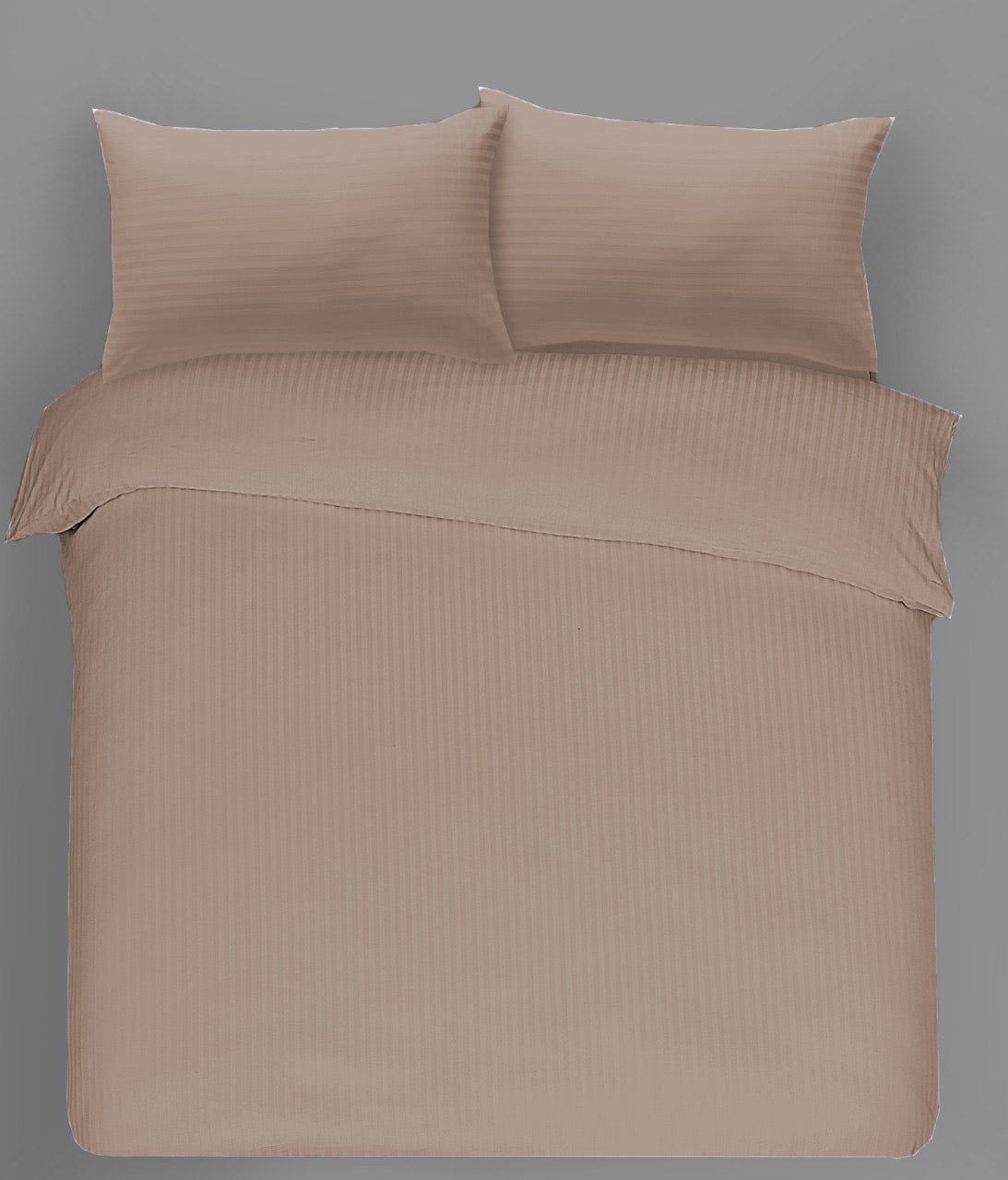 T300 Satin Stripe Pair of Pillowcases 100% Egyptian Cotton Bedroom Pillow Cover - Arlinens